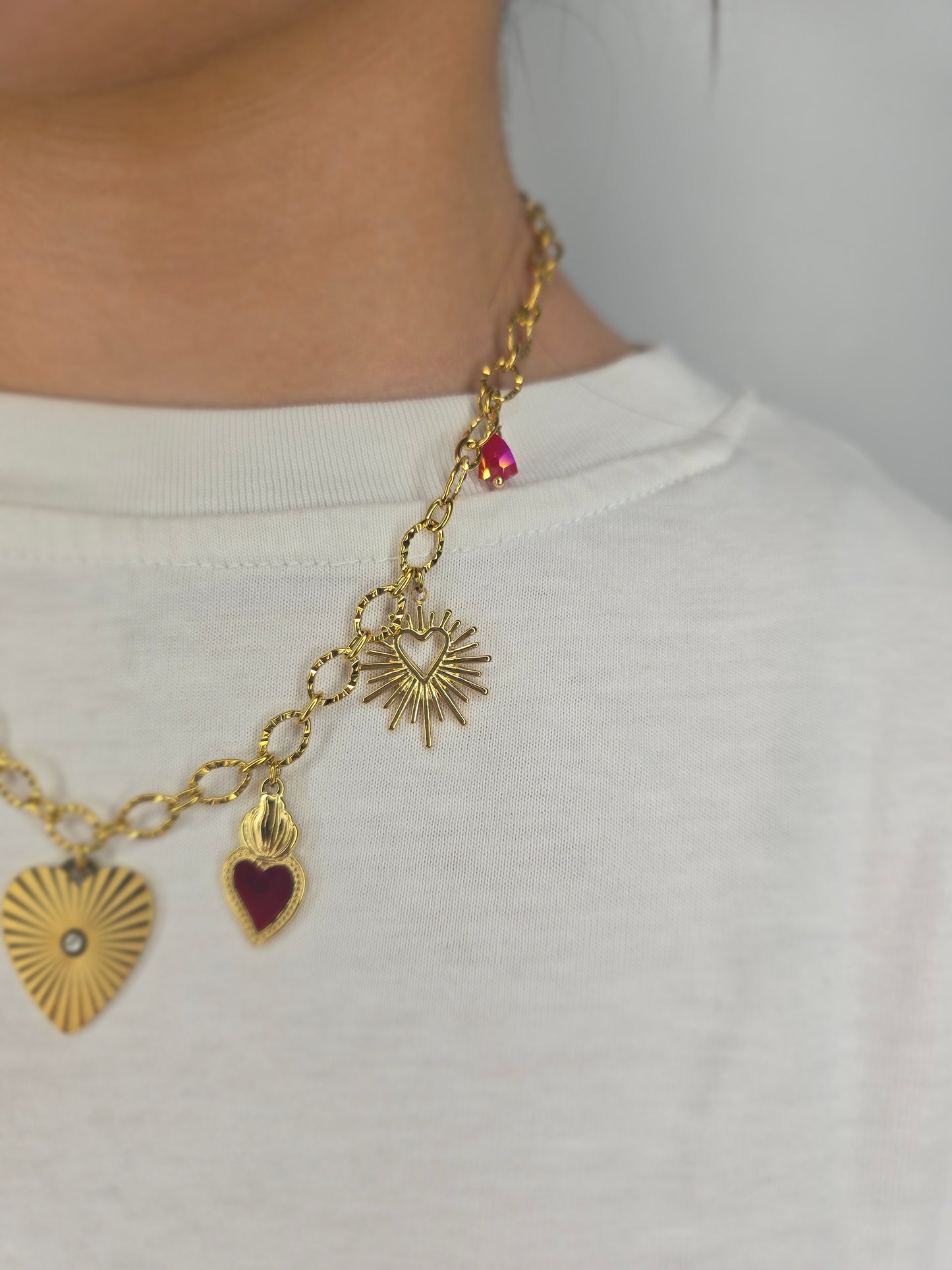 COLLIER SYMBOLES ET AMOUR