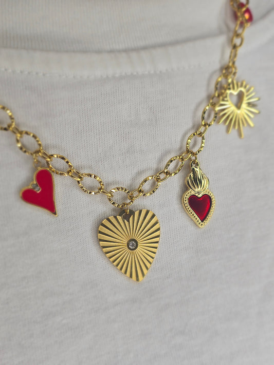 COLLIER SYMBOLES ET AMOUR